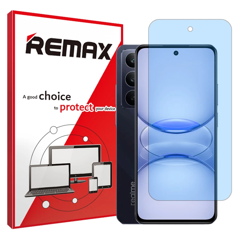 محافظ صفحه نمایش ضداشعه ریمکس مدل هیدروژلی مناسب برای گوشی موبایل ریلمی C75x