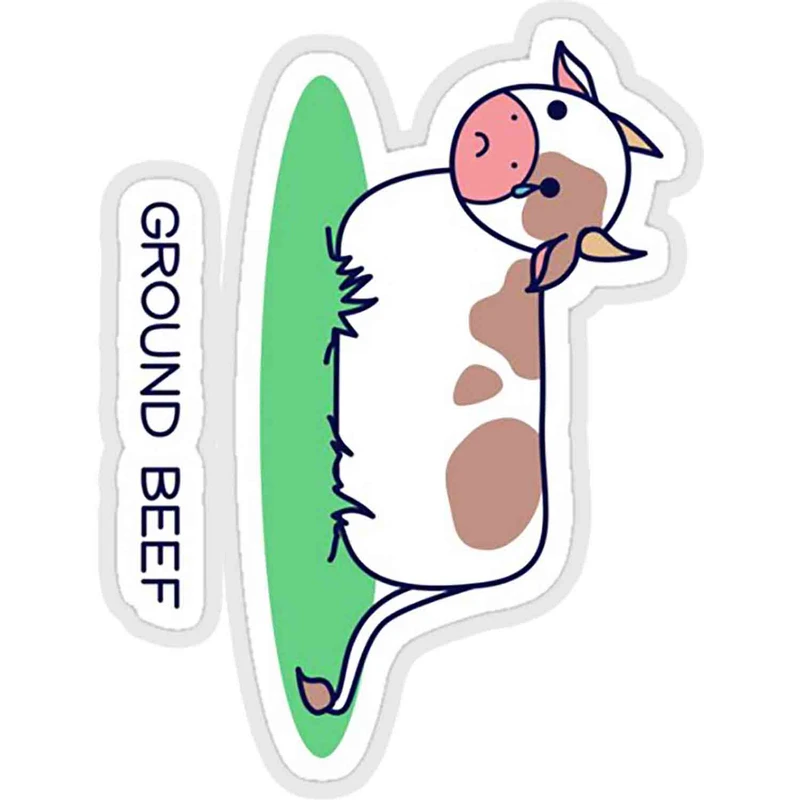 استیکر لپ تاپ طرح ground beef کد ST809