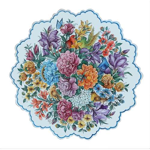 بشقاب میناکاری کد 143