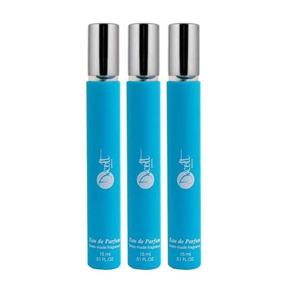 عطر جیبی مردانه دکلت مدل Silver Scent Jacques Bogart حجم 15 میلی لیتر مجموعه 3  عددی