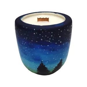 شمع لیوانی مدل وینتیج لاوندر 04