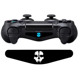 Wensoni Ghosts Skull DualShock 4 Lightbar Sticker