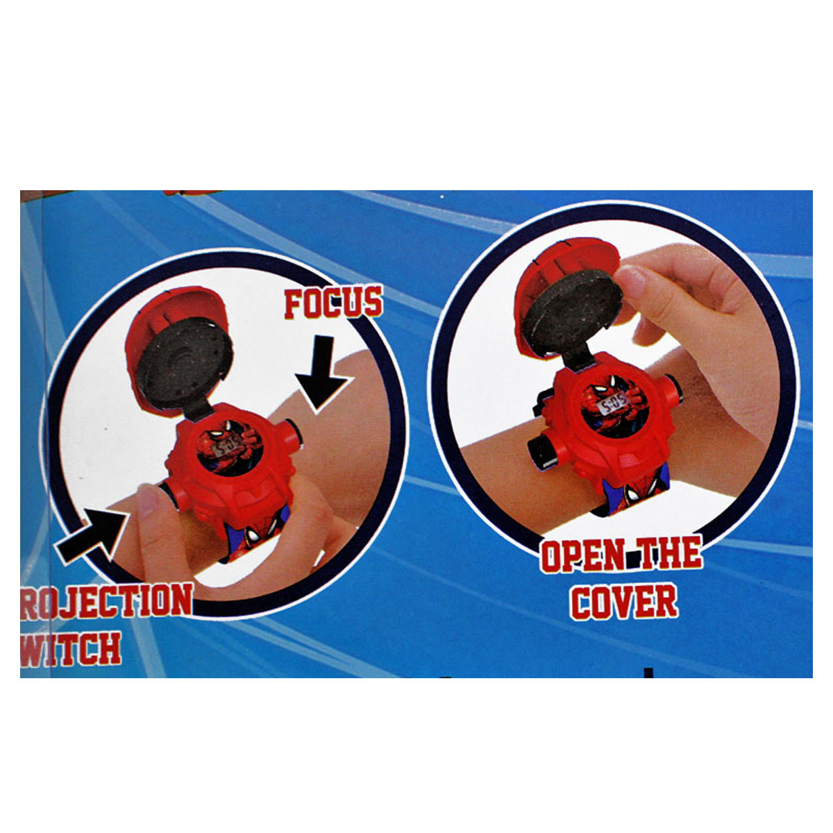 ساعت مچی دیجیتال مدل پروژکتوری کد 901004