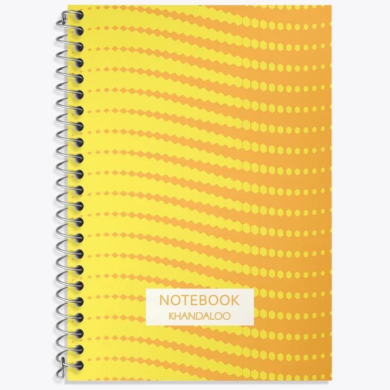 دفتر زبان 50 برگ خندالو مدل سه خط طرح کلاسیک کد N80