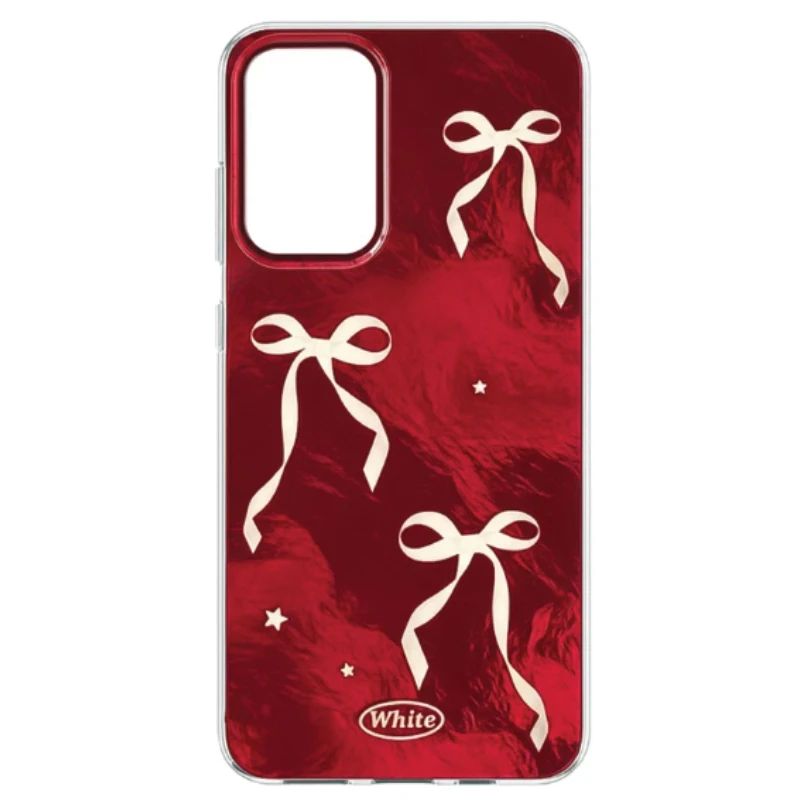 کاور مدل چری پاپیون و ستاره مناسب برای گوشی موبایل سامسونگ Galaxy A54 5G