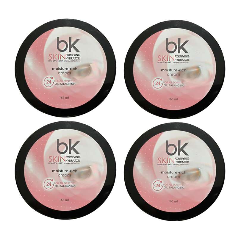 کرم آبرسان بی کی مدل SKIN FORTIFYING HYDRATOR حجم 165 میلی لیتر مجموعه 4 عددی