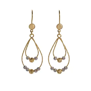 گوشواره طلا 18 عیار زنانه جواهری سون مدل 3369