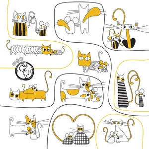 کادوپیچ پارچه‌ای گوشه طرح هشتگ رفاقت