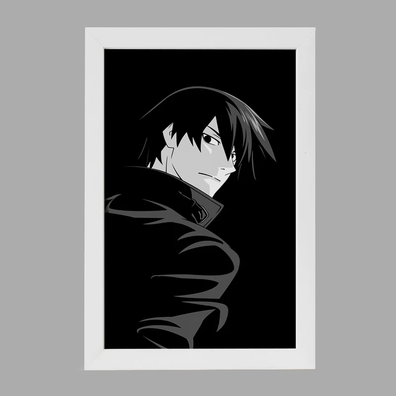 تابلو خندالو مدل هی انیمه تاریک تر از سیاهی Darker Than Black  کد 22583