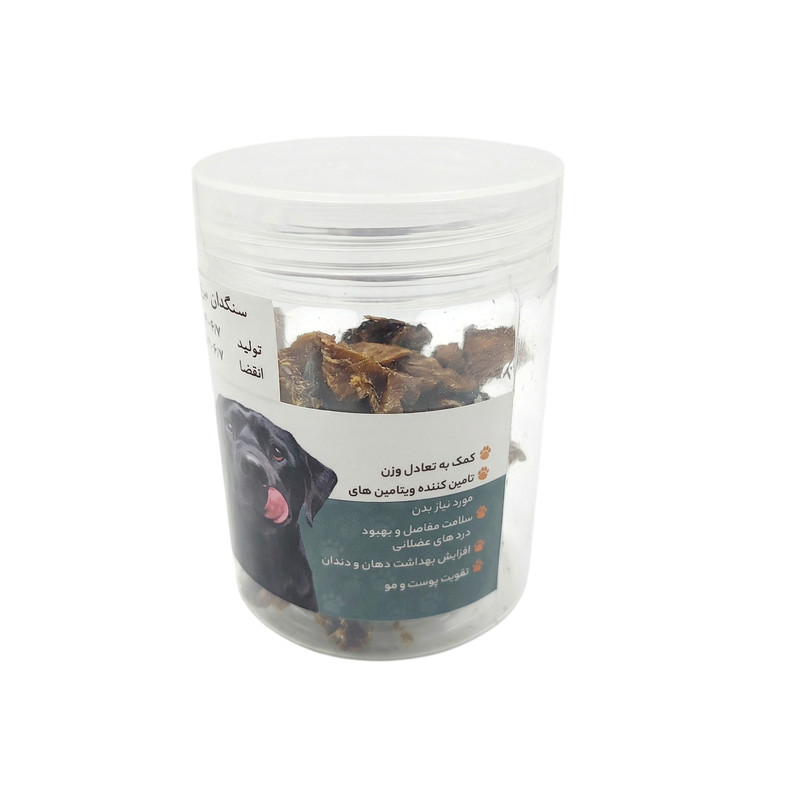 تشویقی سگ راسل مدل سنگدان طعم مرغ وزن 60 گرم