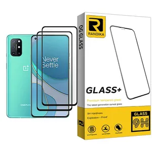 Randika Glass MIX002 Screen Protector For OnePlus 8T Pack Of 2