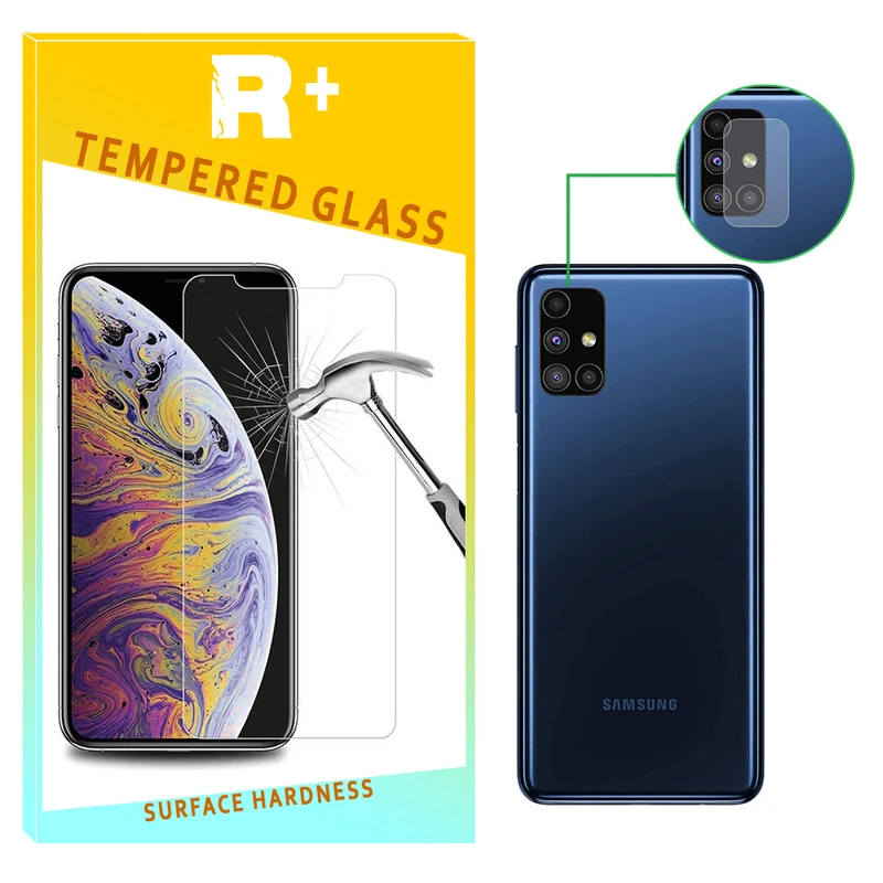 محافظ لنز دوربین شیشه ای آرپلاس مدل 22 مناسب برای گوشی موبایل سامسونگ Galaxy M51