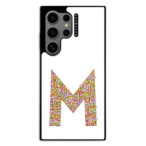 AKAM AMC-WSGS24U-ALPHADOODLEBET-13 Cover For Samsung Galaxy S24 Ultra