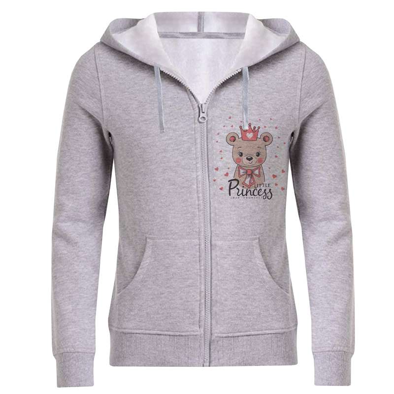 سویشرت زنانه مدل خرس وتاج F170