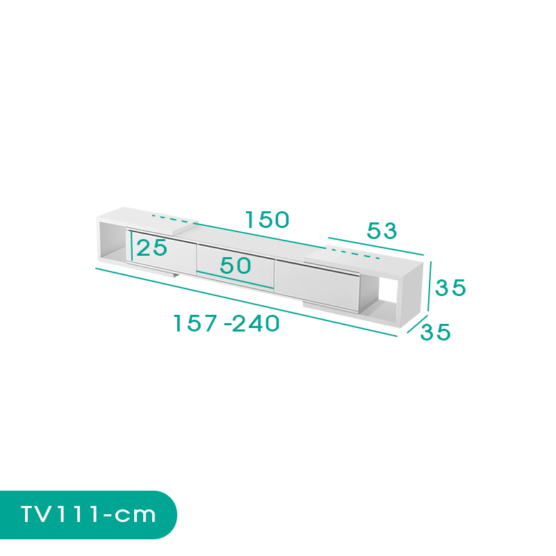 میز تلویزیون اسمردیس مدل TV111 - MDF
