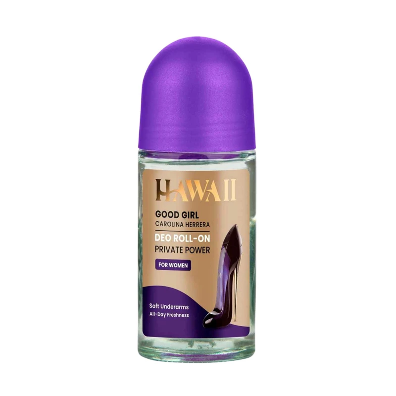 رول دئودورانت زنانه هاوایی مدل good girl حجم 50 میلی‌لیتر