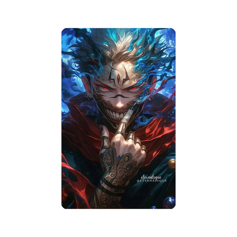 استیکر کارت مدل انیمه طرح اتک ان تایتان لیوای آکرمن attack on titan Levi Ackermann کد 5427