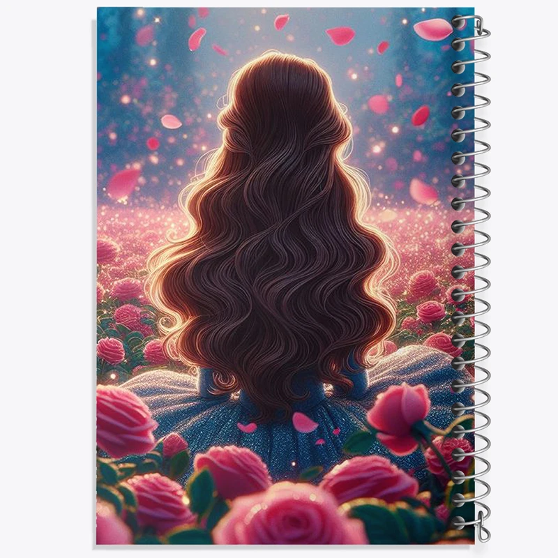 دفتر نقاشی 50 برگ خندالو طرح دخترانه کد N2163