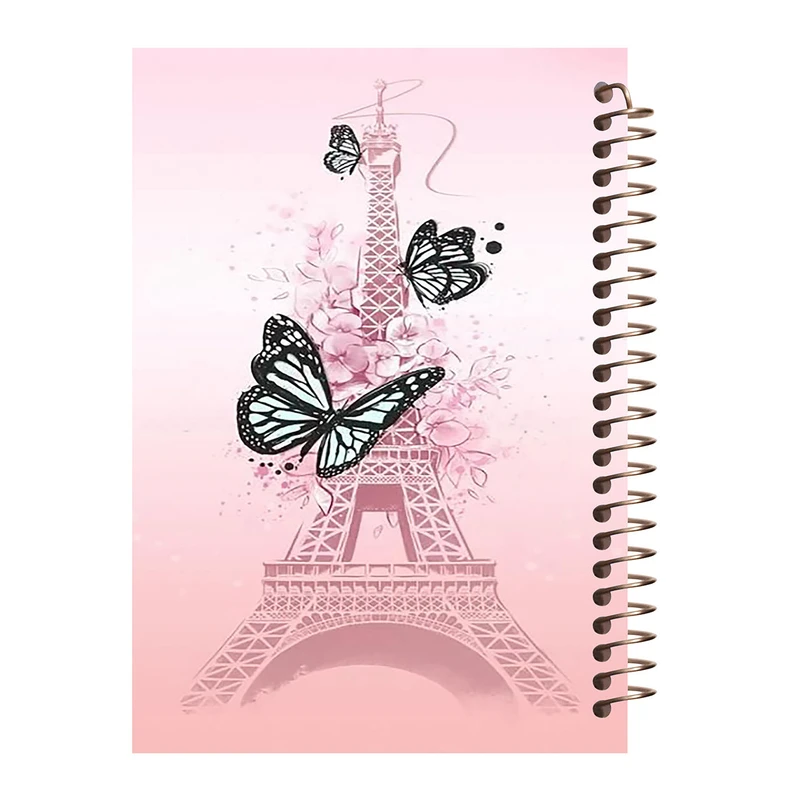 دفتر لغت فارسی 100 برگ مشایخ طرح برج ایفل کد F9001