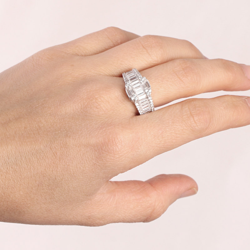 انگشتر نقره زنانه آمیتیس مدل AVN-R49