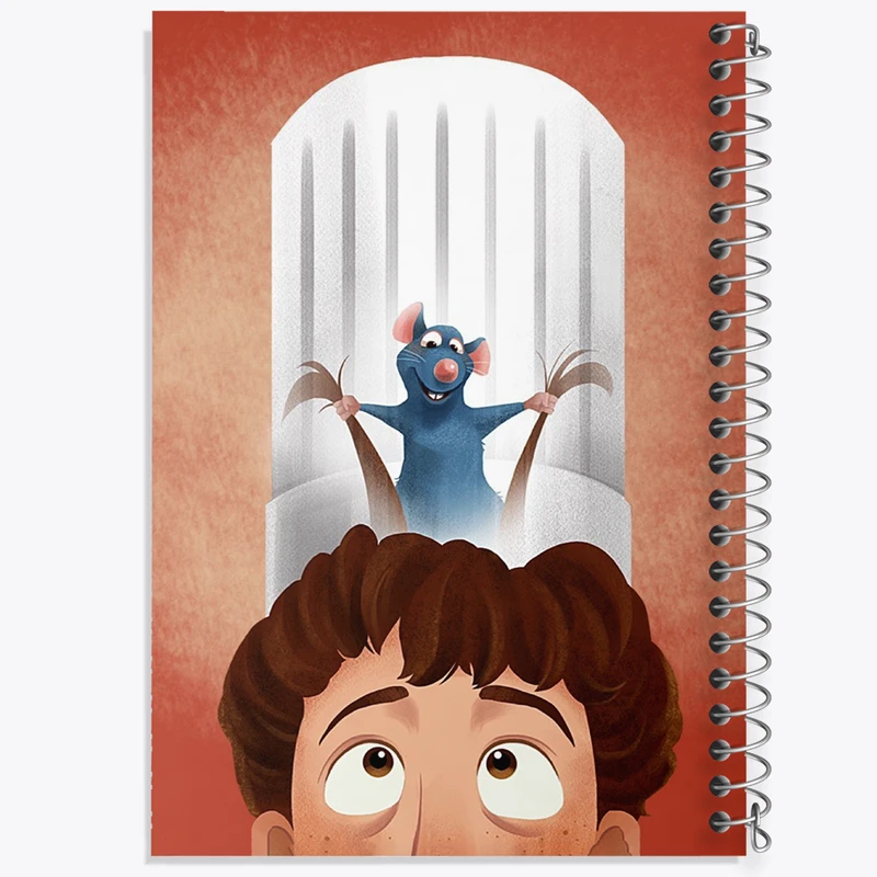 دفتر مشق 100 برگ خندالو طرح راتاتویی (Ratatouille) کد N2881