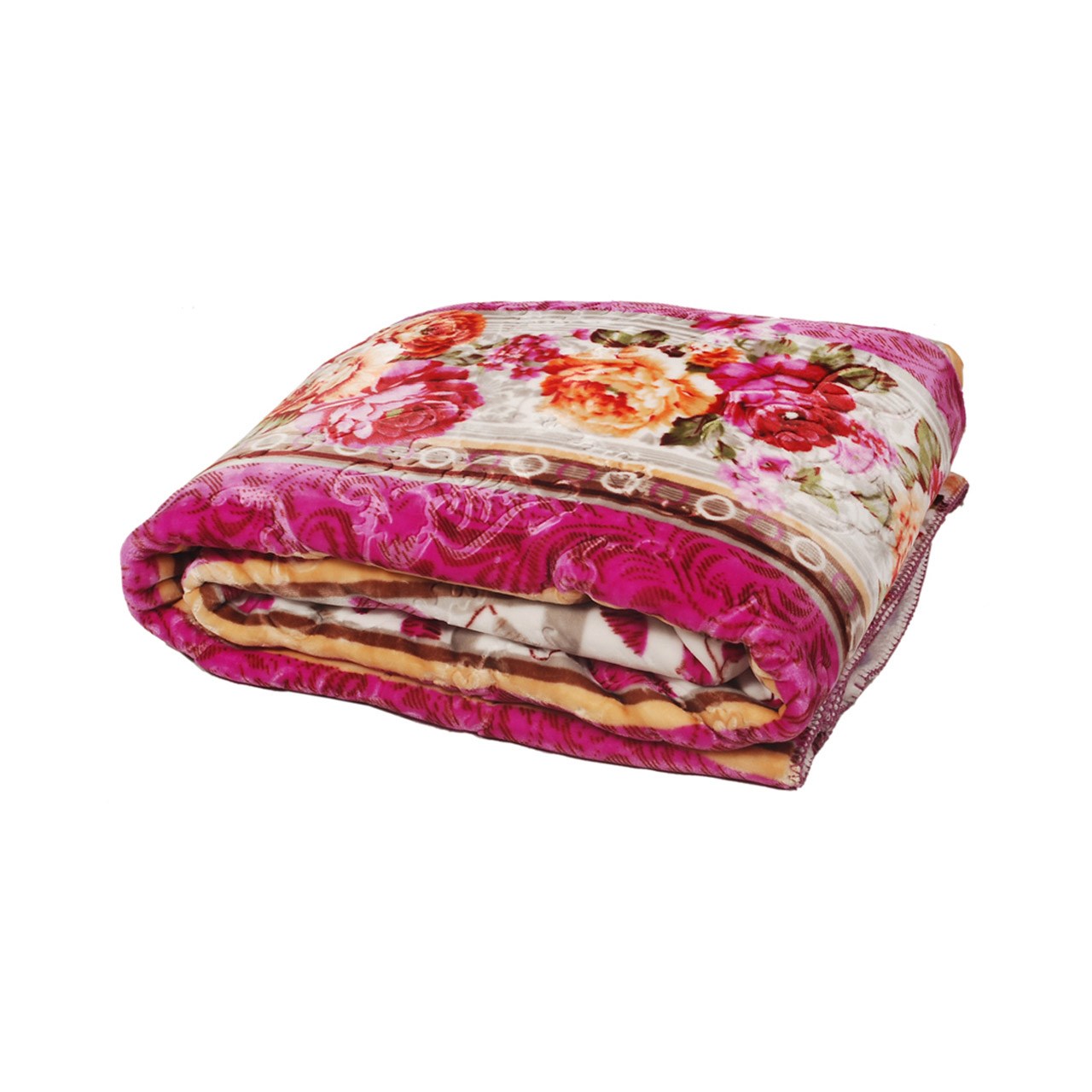 پتو فرلاندطرح ابریشم  مدل برجسته 125 دونفره سایز 240x220