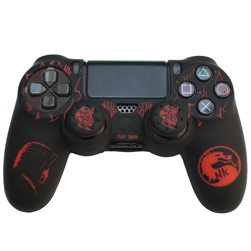 محافظ دسته بازی پلی استیشن 4 مدل mortal kombat به همراه روکش آنالوگ