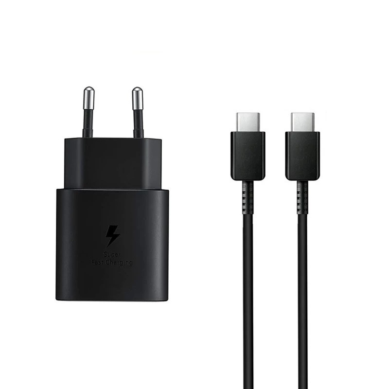 شارژر دیواری 25 وات مدل EP-TA800 به همراه کابل تبدیل USB-C