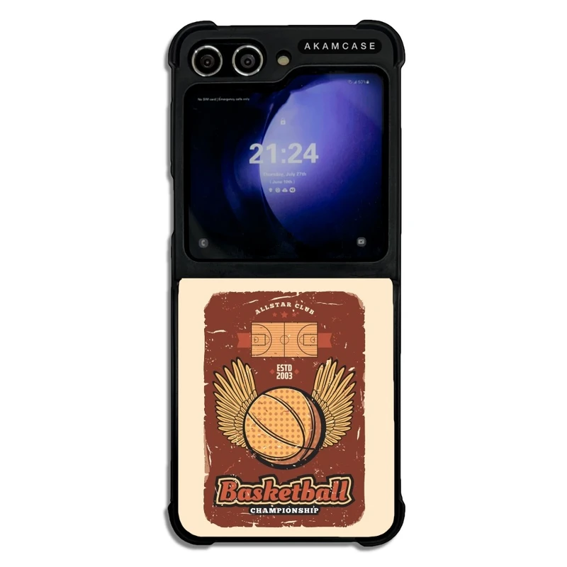 کاور آکام مدل AMC-WSGZFLIP5-BASKETBALL10 مناسب برای گوشی موبایل سامسونگ Galaxy Z Flip 5