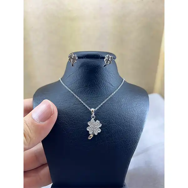 نیم ست نقره زنانه مدل اسپرت کد 9984554