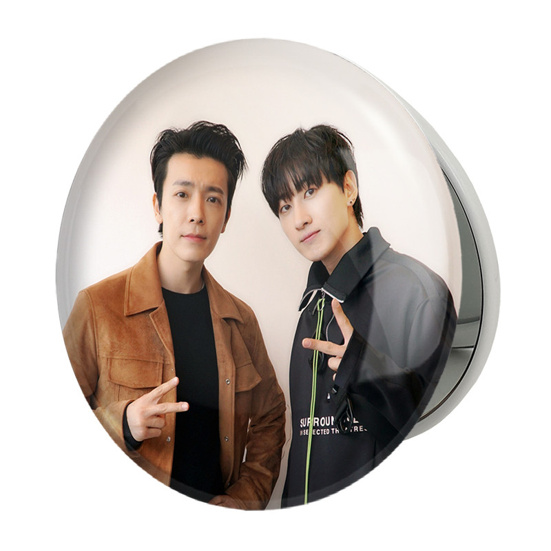 آینه جیبی خندالو طرح ایونهه گروه سوپر جونیور Super Junior مدل تاشو کد 12165 