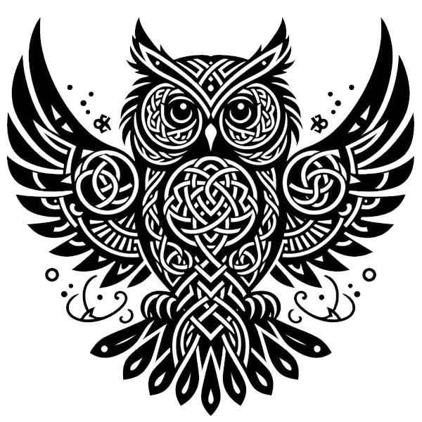 استیکر پارچه و لباس پاد آفرین طرح جغد کد 4153