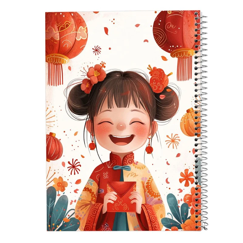 دفتر شطرنجی 50 برگ مدوپد طرح دخترانه کد DF15850