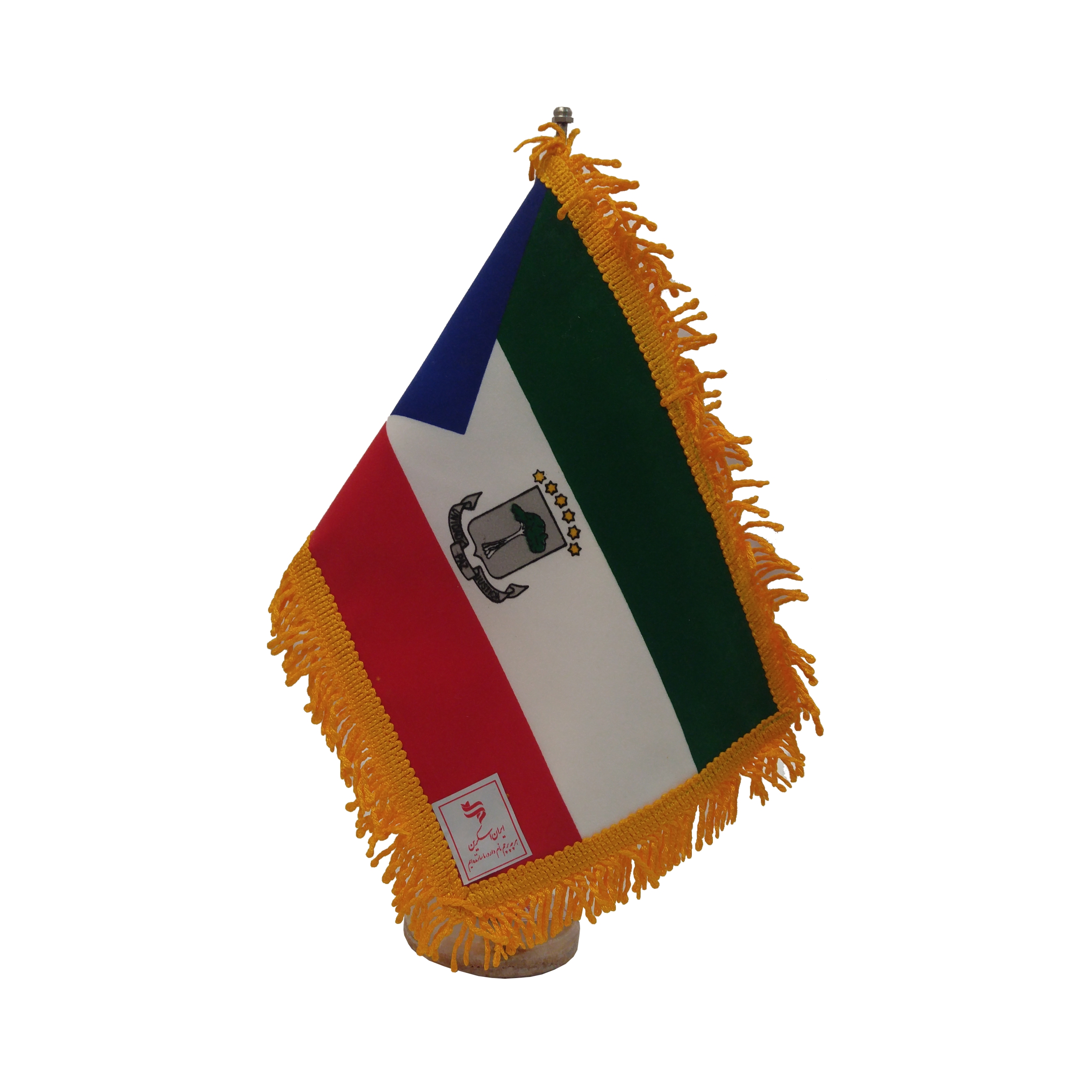 پرچم رومیزی ایران اسکرین طرح پرچم گینه استوایی مدل 20483