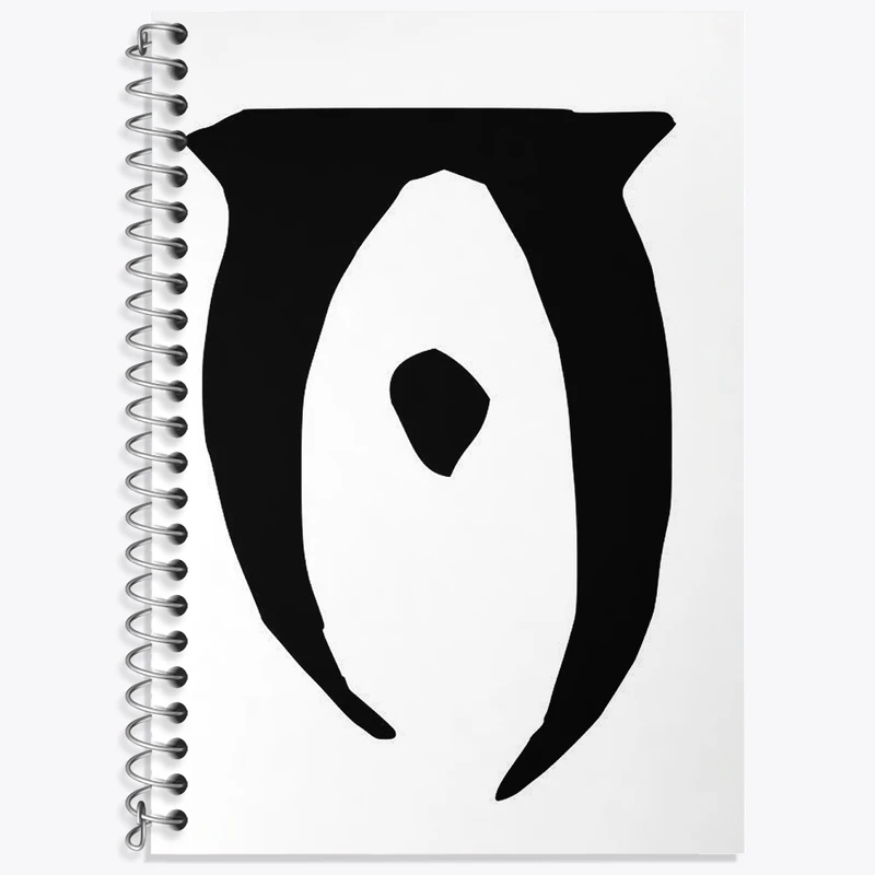 دفتر لغت 50 برگ خندالو طرح بازی اسکایریم (Skyrim) کد 32752