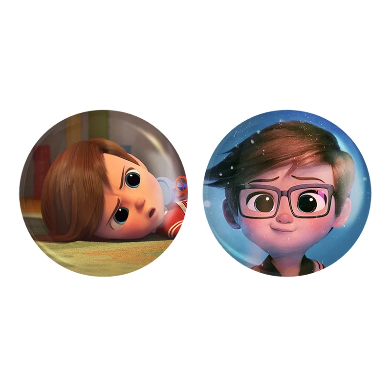 مگنت خندالو طرح بچه رئیس کد 1252312524 مجموعه 2 عددی