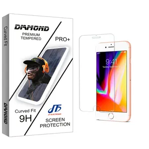 JF Diamond glass Screen Protector For Apple iPhone 8G