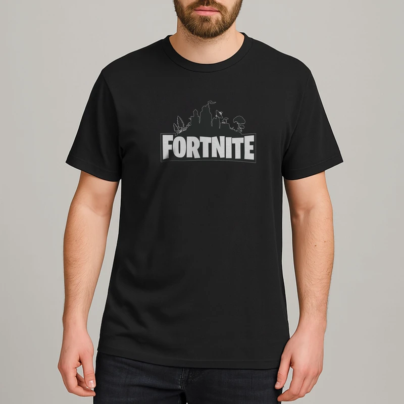 تی‌شرت آستین کوتاه مردانه مدل فورت نایت کد 0966