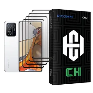 Ricomm CH Glass MIX004 Screen Protector For Xiaomi 11T Pro Pack Of 4