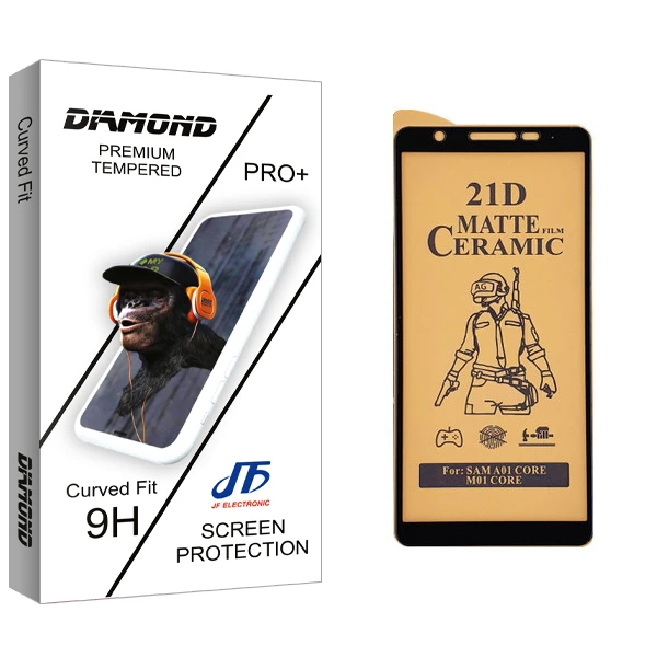 محافظ صفحه نمایش سرامیکی جی اف مدل Diamond glass مناسب برای گوشی موبایل سامسونگ Galaxy A01 Core