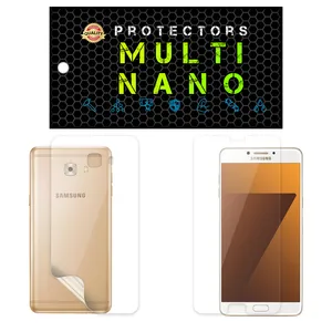 Multi Nano X-SFT Screen Protector For Samsung Galaxy C7 Pro with back skin