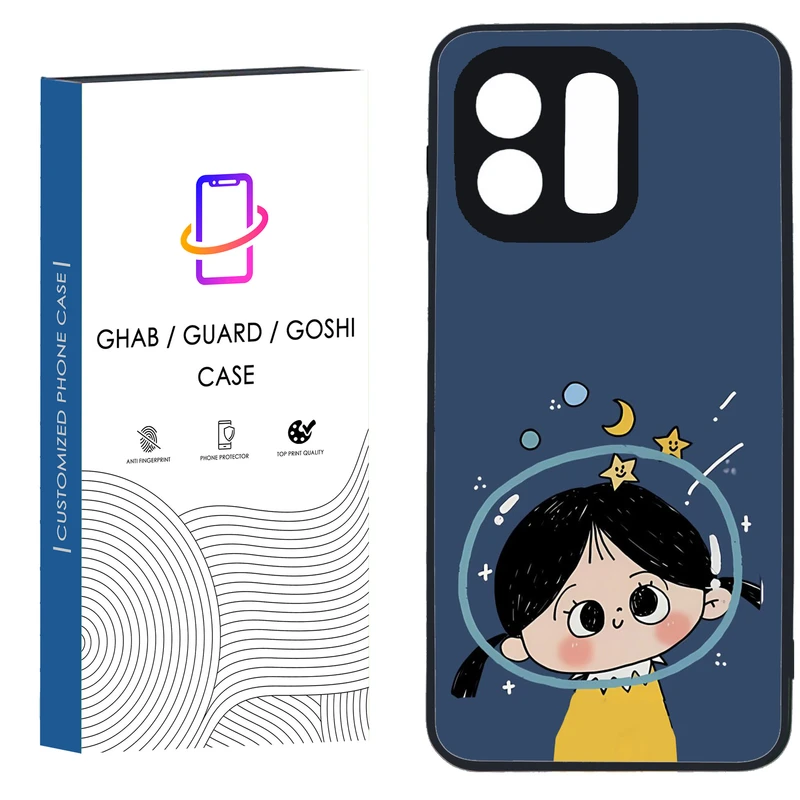 کاور قاب گارد گوشی طرح دخترانه کد 51 - TPU مناسب برای گوشی موبایل شیائومی Redmi Note 12 4G