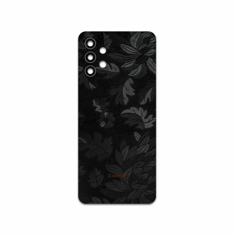برچسب پوششی ماهوت مدل Black-Wildflower مناسب برای گوشی موبایل سامسونگ Galaxy A32 5G