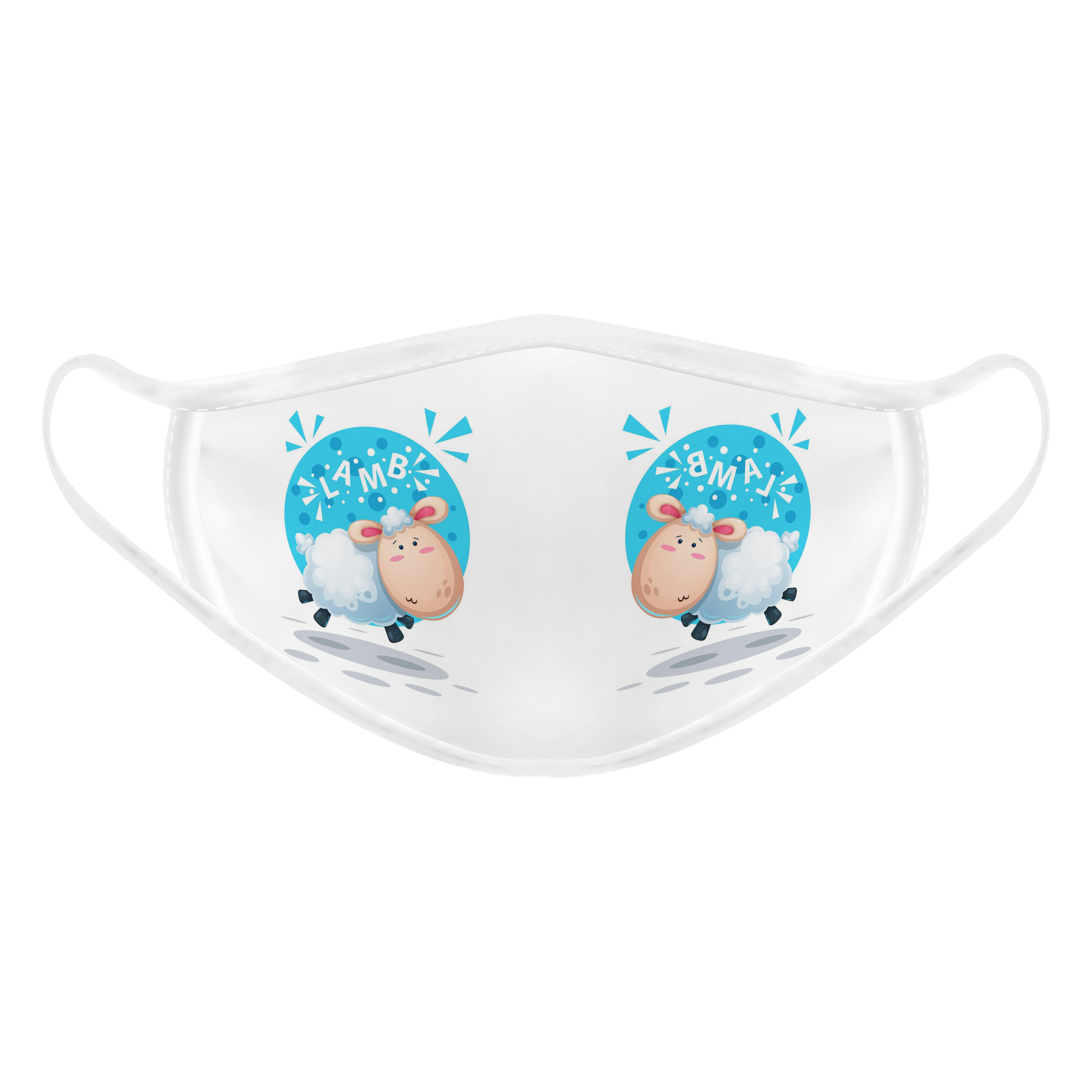 ماسک تزیینی بچگانه طرح گوسفند 2 کد 617015