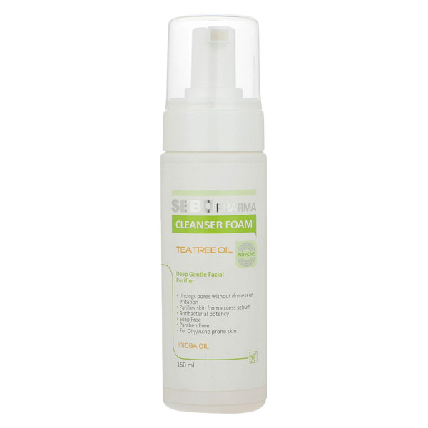 فوم پاک کننده صورت مای سری سبوفارما مدل Tea Tree Oil حجم 150 میلی لیتر