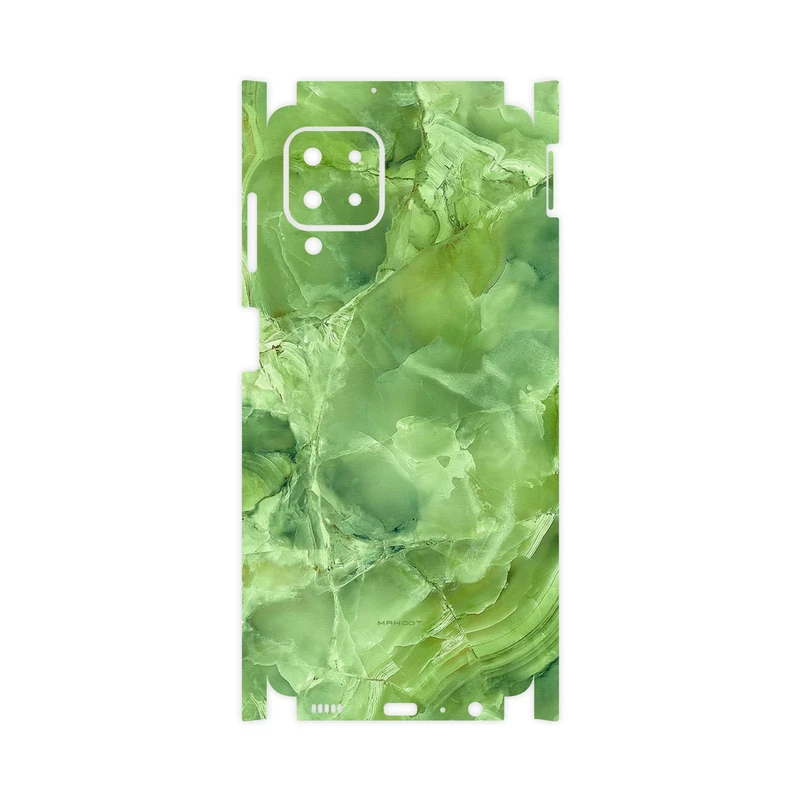 برچسب پوششی ماهوت مدل Green-Crystal-Marble-FullSkin مناسب برای گوشی موبایل سامسونگ Galaxy M22