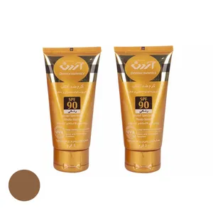 کرم ضد آفتاب رنگی آردن مدل SPF90 Tinte ‌مناسب پوست‌های خشک حجم 50 میلی‌لیتر مجموعه 2 عددی