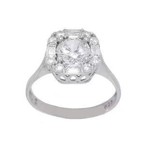 انگشتر نقره زنانه مدل 55