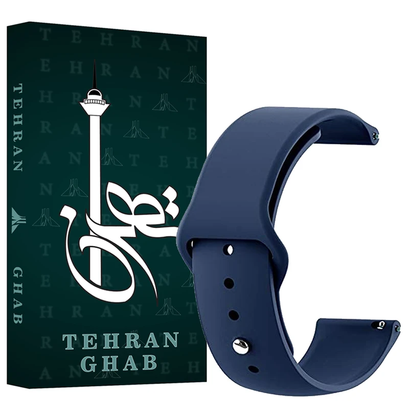 بند تهران قاب مدل BSLT مناسب برای ساعت هوشمند کیو سی وای GS 22mm