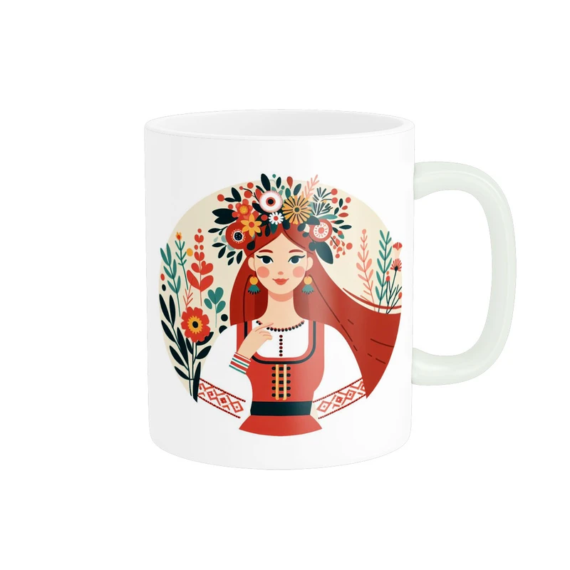 ماگ پاد آفرین مدل دخترانه کیوت فانتزی کد 1925